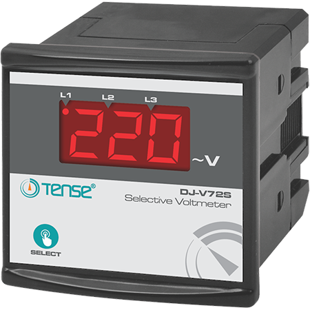 Tense DJ-V72S Dijital Seçmeli Voltmetre 72x72