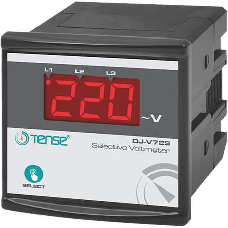 Tense DJ-V72S Dijital Seçmeli Voltmetre 72x72